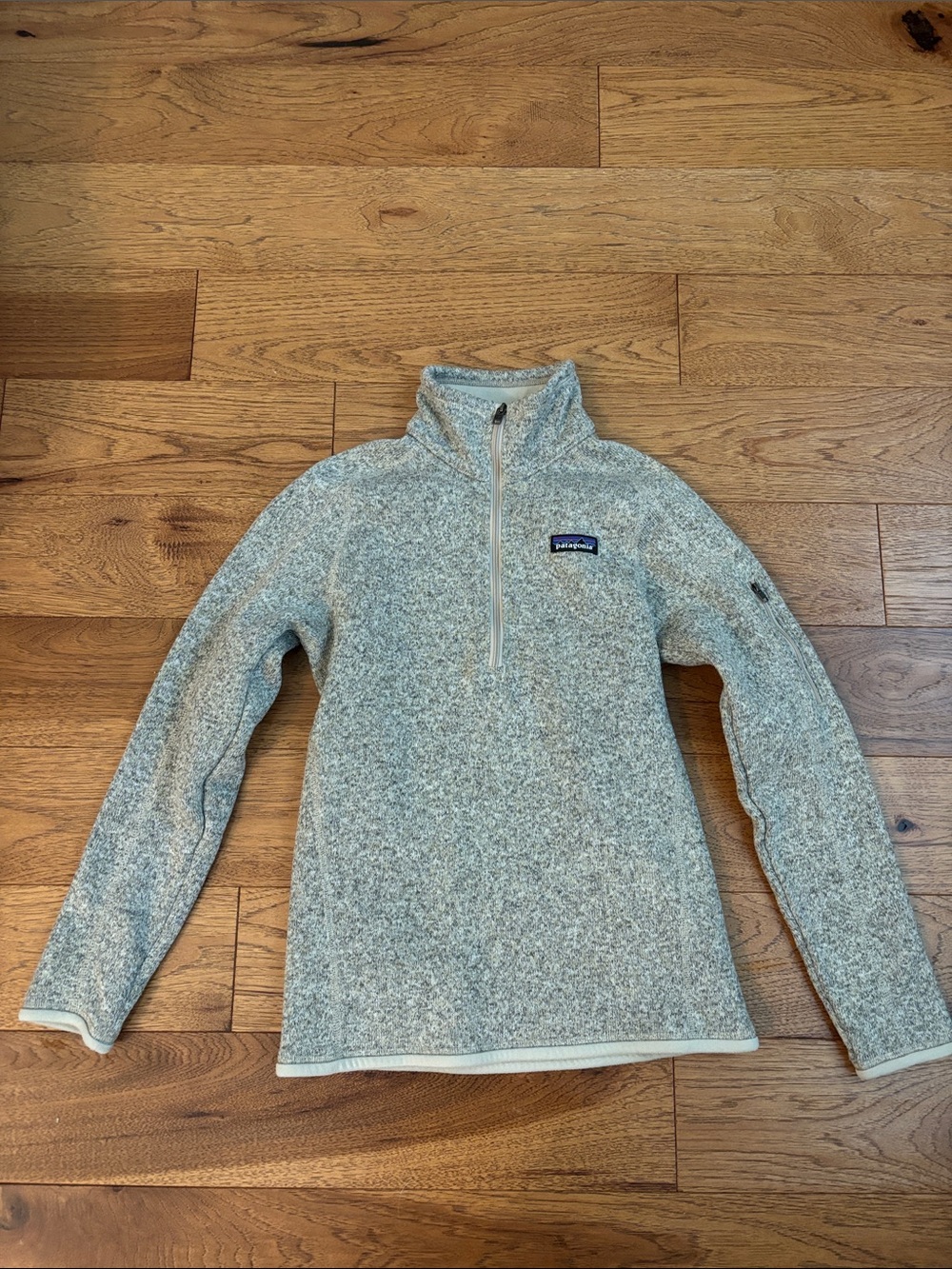 Patagonia Heather Gray 1/4 Zip Fleece Pullover